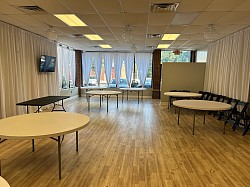 Event Space fits 50 to 100 people